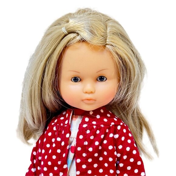 Corolle Doll Les Cheries 13 inch  Rare Model Apple Top Vintage Doll 2001 - Picture 2 of 10